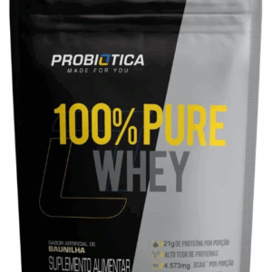 Probiótica 100% Pure Whey Nova Fórmula - 900G Refil Baunilha -