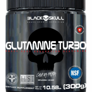 Glutamina Black Skull Turbo Caveira Preta 300g